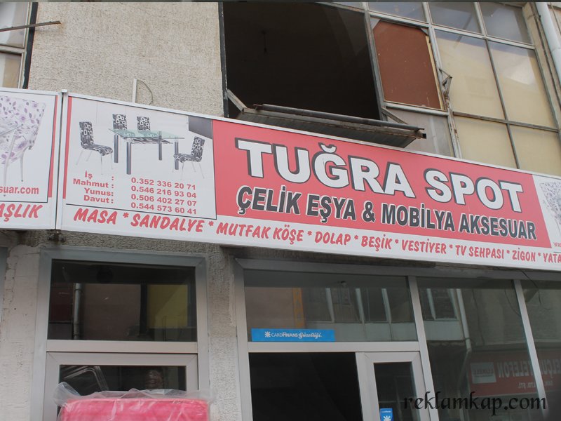 Kayseri Tuğra Spot / Kayseri Çelik Eşya / Kayseri Mobilya Aksesuarları