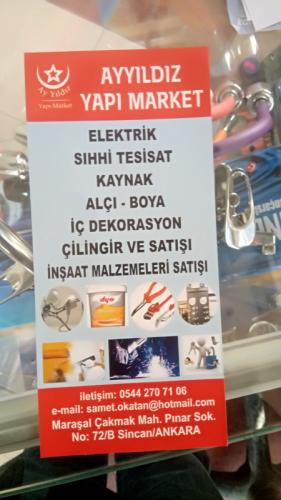 Ankara-Ayyıldız-Yapı-Market-İnşaat-Sincan-İnşaat-Malzemeleri-Nalbur-Hırdavat