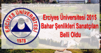 Erciyes Üniversitesi Bahar Şenlikleri 2015