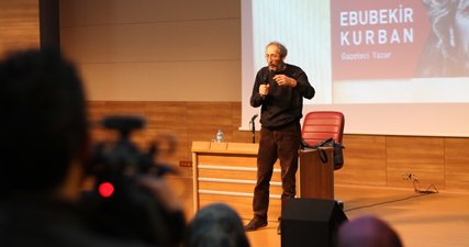 Ebubekir Kurban Kayseri Erciyes Üniversitesi'ne Geldi